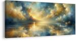 Dovido Tablou dimineață liniștită la lac - 80x40