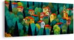 Dovido Tablou case colorate în natură - 120x60