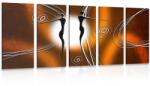 Dovido Tablou 5-piese iubire etno - 150x75