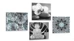 Dovido Set tablouri combinație interesantă Feng Shui - 4x 60x60