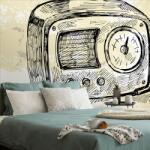 Dovido Tapet autoadeziv electronice retro - 147x270