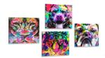 Dovido Set tablouri în stilul interesant pop art - 4x 60x60