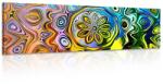 Dovido Tablou artă creativă colorată - 120x40