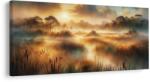 Dovido Tablou ceață în stufăriș - 120x60