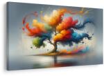 Dovido Tablou copacul vieții colorat în mișcare - 120x80