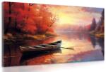 Dovido Tablou barcă într-un răsărit de soare liniștit - 40x30