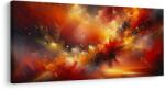 Dovido Tablou furtună abstractă în flăcări - 60x30