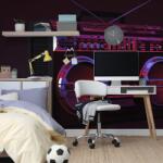 Dovido Fototapet disco radio din anii 90 - 441x297