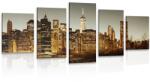 Dovido Tablou 5-piese centrul New York-ului - 150x75