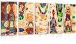 Dovido Tablou 5-piese mamă în design abstract - 200x100