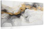 Dovido Tablou marmură alb-gri - 120x80