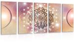 Dovido Tablou 5-piese Mandala fermecătoare - 200x100
