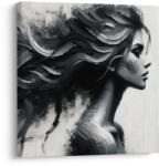 Dovido Tablou eleganța frumuseții alb-negru - 20x20