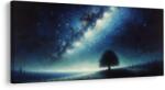 Dovido Tablou peisaj nocturn cu copacul vieții - 60x30