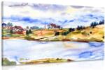 Dovido Tablou sătuleț lângă râu - 40x30