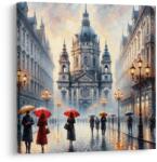 Dovido Tablou catedrală în ploaie - 30x30