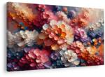 Dovido Tablou armonie florală multicoloră - 90x60