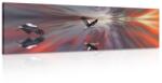 Dovido Tablou berzele pe un fundal abstract - 135x45