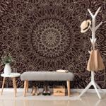 Dovido Tapet Mandala decorativă detaliată - 196x270