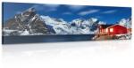 Dovido Tablou peisaj nocturn în Norvegia - 150x50