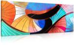 Dovido Tablou abstracție viu colorată abstractă - 60x30