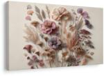 Dovido Tablou flori vintage pe fundal deschis - 40x30