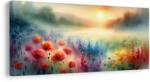 Dovido Tablou peisaj floral strălucitor - 200x100