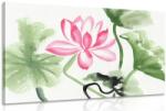 Dovido Tablou floare de lotus în acuarelă - 120x80
