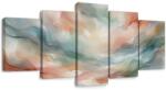 Dovido Tablou 5-piese peisaj pastelat de vis - 100x50