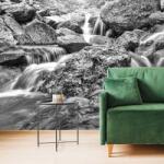 Dovido Tapet autoadeziv cascade de munte alb-negru - 441x297