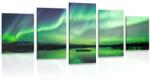 Dovido Tablou 5-piese aurora polară - 200x100