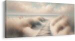 Dovido Tablou drum de lemn spre ocean - 60x30