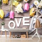 Dovido Tapet autoadeziv cu inscripția Love - 441x297