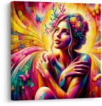 Dovido Tablou curcubeu armonie colorată - 50x50