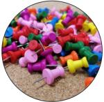 Dovido Pioneze colorate (10 buc)