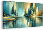 Dovido Tablou peisaj urban reflectat - 60x40