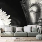 Dovido Tapet autoadeziv divinul Buddha în alb-negru - 294x270