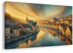 Dovido Tablou oraș în lumina dimineții - 90x60