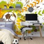 Dovido Tapet minge de fotbal pentru adolescent - 147x99