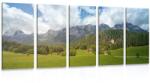 Dovido Tablou 5-piese Austria pitorească - 100x50