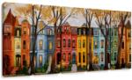 Dovido Tablou 5-piese stradă urbană de toamnă - 150x75