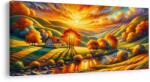 Dovido Tablou vale aurie de toamnă - 120x60
