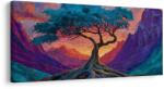 Dovido Tablou copac al vieții în vale colorată - 80x40