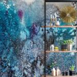 Dovido Tapet abstracție din culori de acuarelă - 196x270