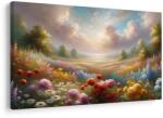 Dovido Tablou câmp romantic cu flori - 30x20