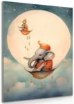 Dovido Tablou elefant visător deasupra norilor - 100x150