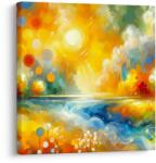Dovido Tablou câmpuri de flori și luciu strălucitor - 30x30