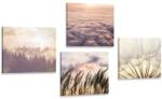 Dovido Set tablouri peisaj pitoresc la apus de soare - 4x 60x60