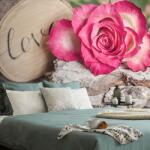 Dovido Fototapet trandafir din dragoste - 245x165