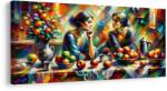 Dovido Tablou două femei cu mere - 80x40